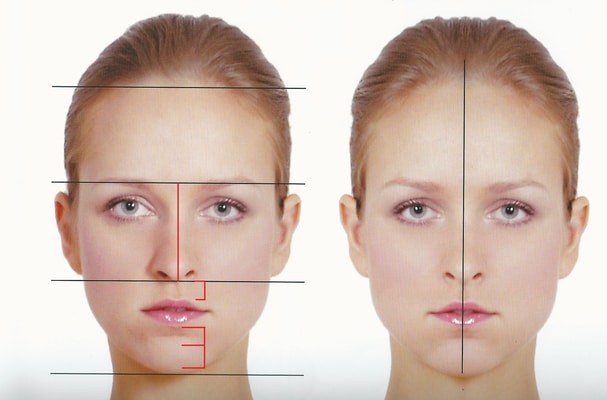 tercios de la cara